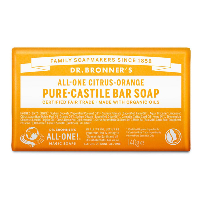 Pastilla de Jabón Dr Bronner's 140 g Cítrico