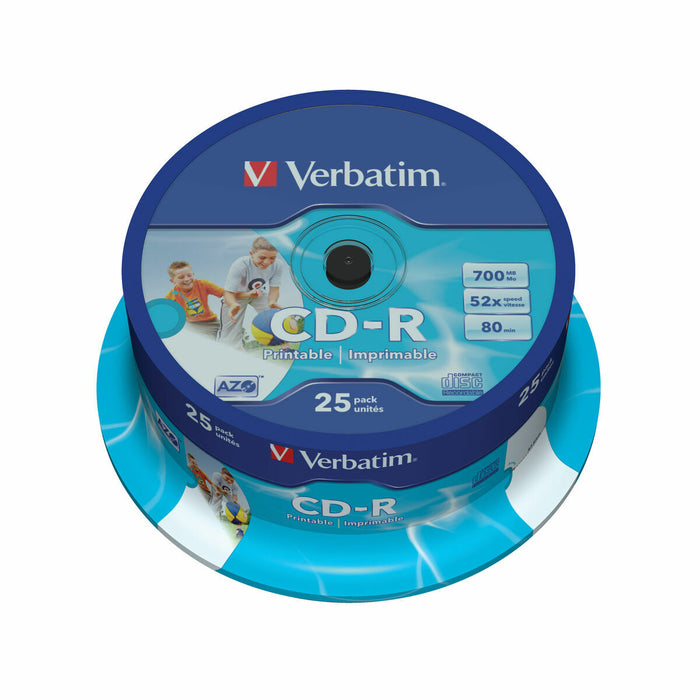 CD-R Printable Verbatim 25 Unidades
