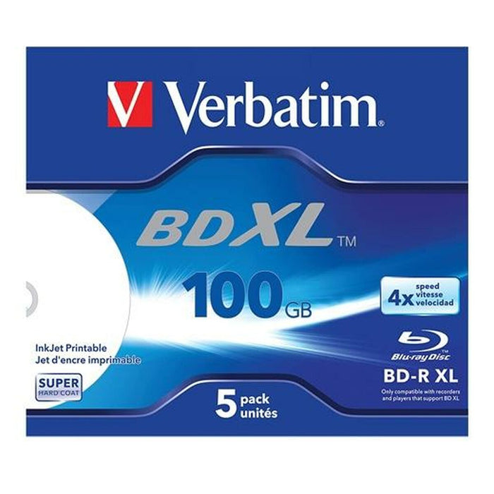 Blu-Ray BD-R Verbatim 5 Unidades 4x