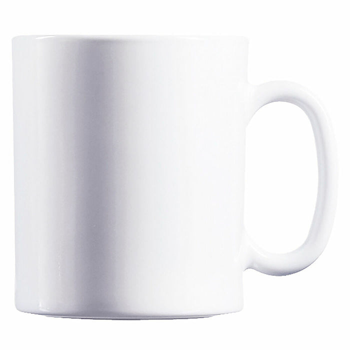 Taza Luminarc Evolutions Blanco Vidrio 320 ml (6 Unidades) (Pack 6x)