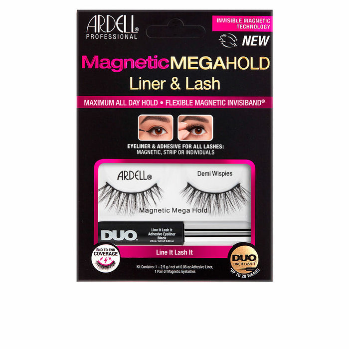 Set of false eyelashes Ardell Magnetic Megahold Liner Lash 2 Pieces (2 Units)