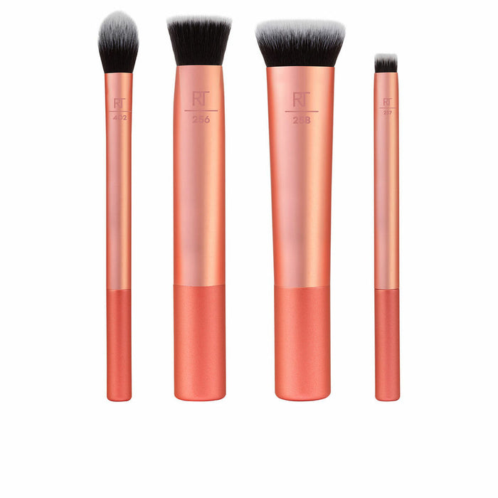 Set de Brochas de Maquillaje Real Techniques   Salmón 4 Piezas