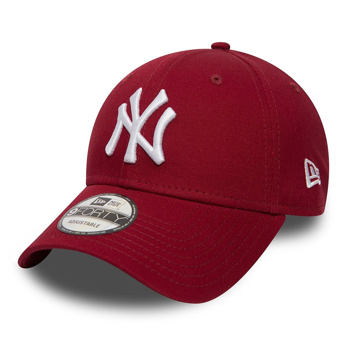 Gorra Deportiva New Era League Essential 9Forty New York Yankees Granate Talla única