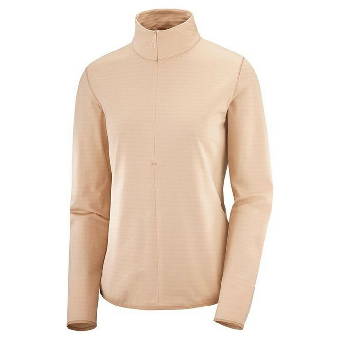 Chaqueta Deportiva para Mujer Salomon Outrack Half Zip Mid Rosa