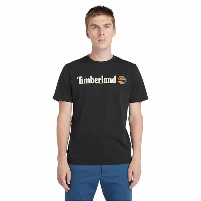 Men’s Short Sleeve T-Shirt Timberland Kennebec River Black
