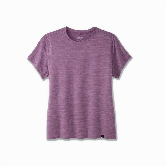 Camiseta de Manga Corta Mujer Brooks Luxe Lila
