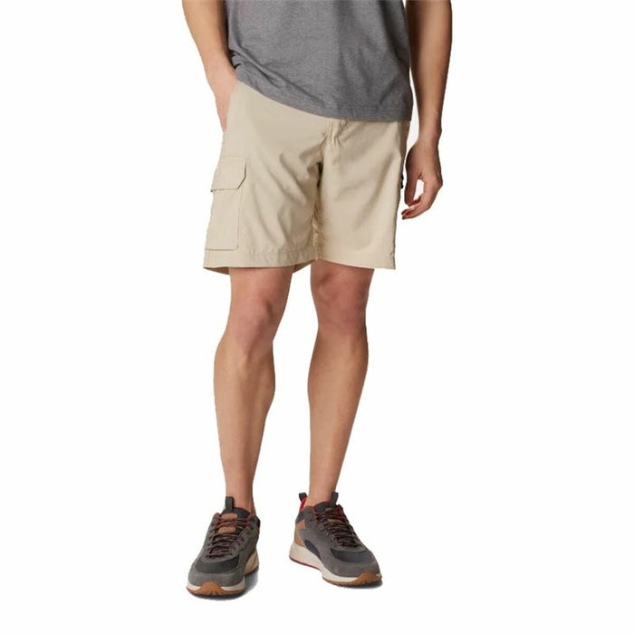 Pantalón Corto Deportivo Columbia Silver Ridge  Beige Marrón claro Montaña