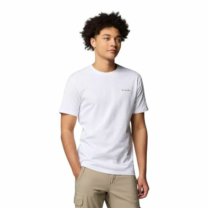 Camiseta de Manga Corta Hombre Columbia North Cascades™ Sleeve Blanco