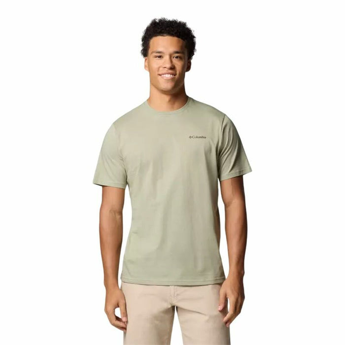 Men’s Short Sleeve T-Shirt Columbia North Cascades™ Sleeve Khaki
