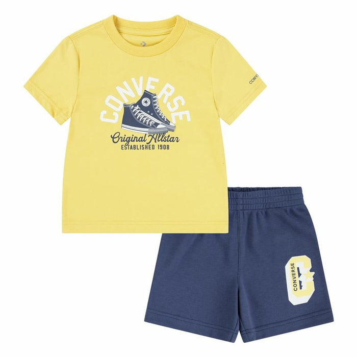 Conjunto Deportivo para Niños Converse Cnvb Retro Remix Dorado