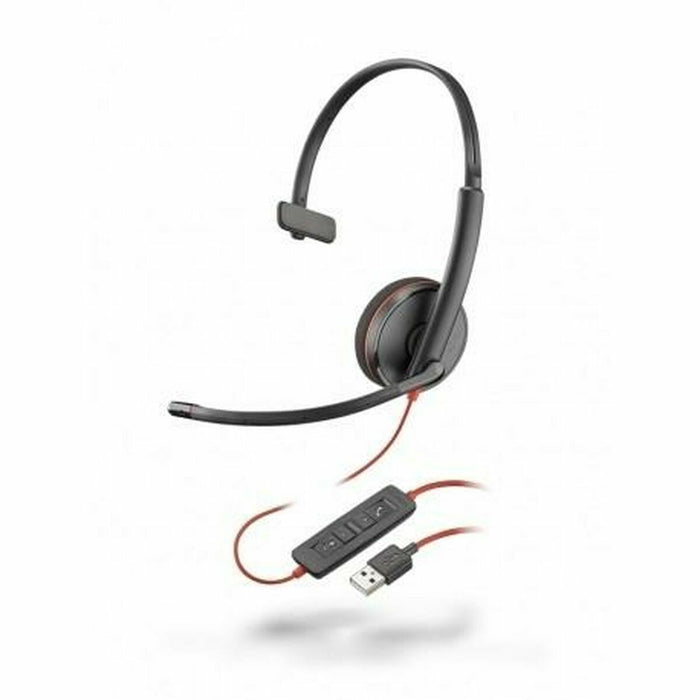 Headphones with Microphone Poly 8X214A6 Black