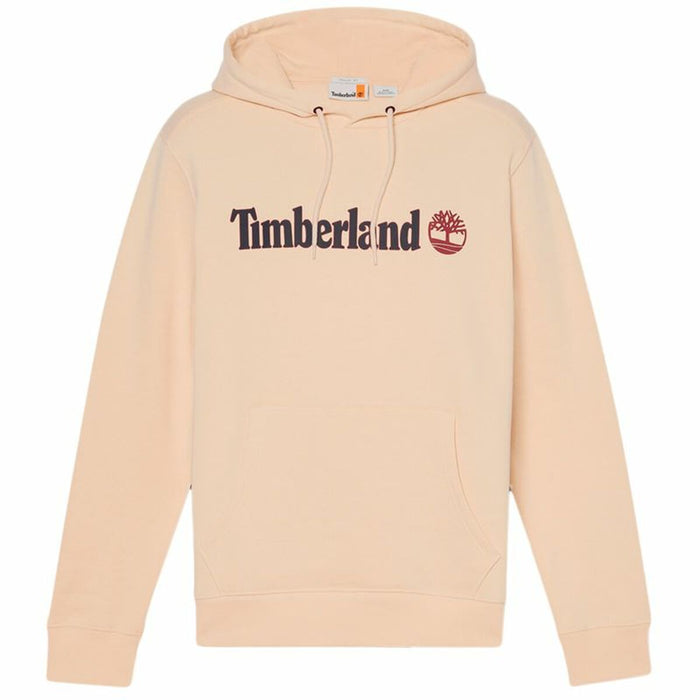 Sudadera con Capucha Hombre Timberland Kennebec River Linear Logo Beige