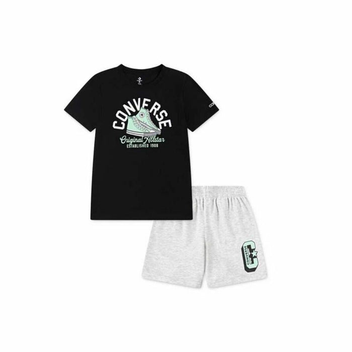 Conjunto Deportivo para Niños Converse Cnvb Retro Remix Negro