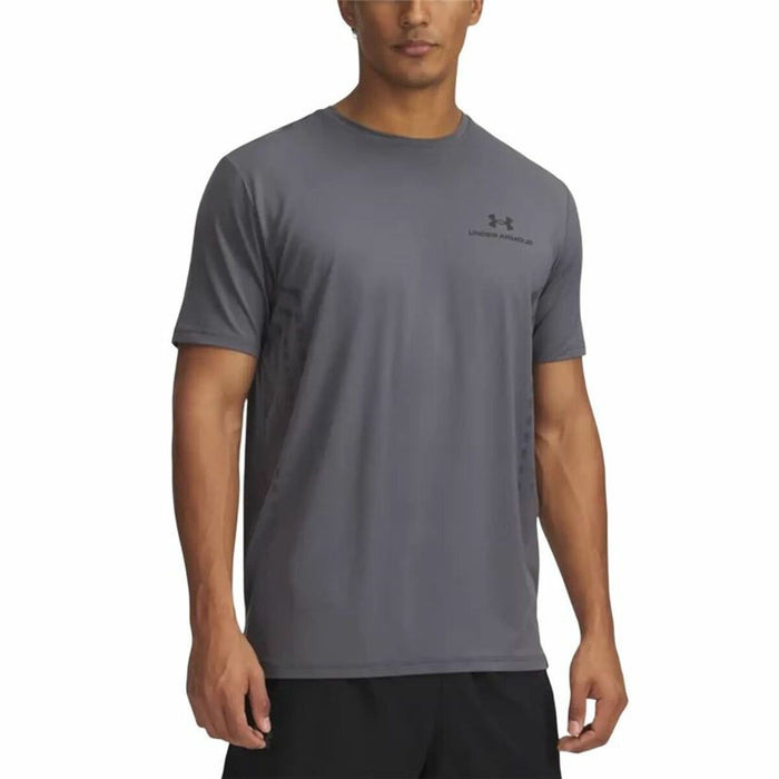Camiseta de Manga Corta Hombre Under Armour Gris oscuro