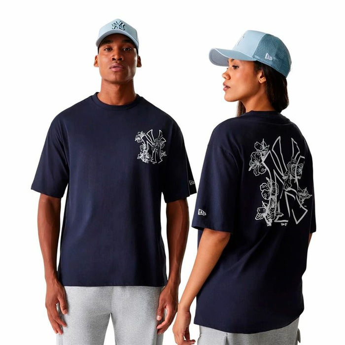 Camiseta de Manga Corta Hombre New Era New Era Mlb Floral Grphc Os Neyyan Azul marino