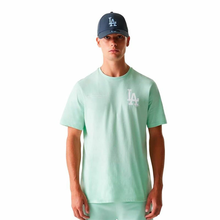 Men’s Short Sleeve T-Shirt New Era Mlb Arch Grphc Reg Losdod Pmg Aquamarine