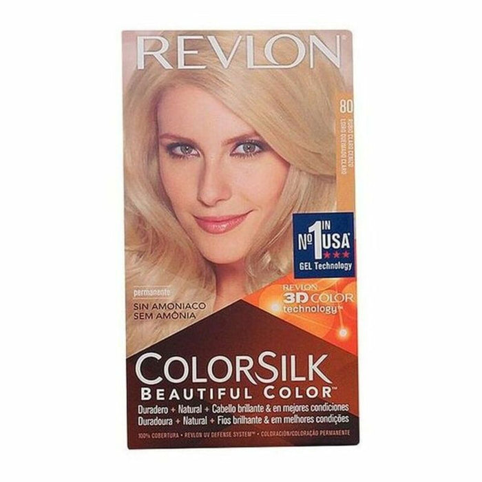 Dye No Ammonia Revlon I0021838 Ash Blonde Nº 80-Rubio Claro Cenizo (1 Unit)