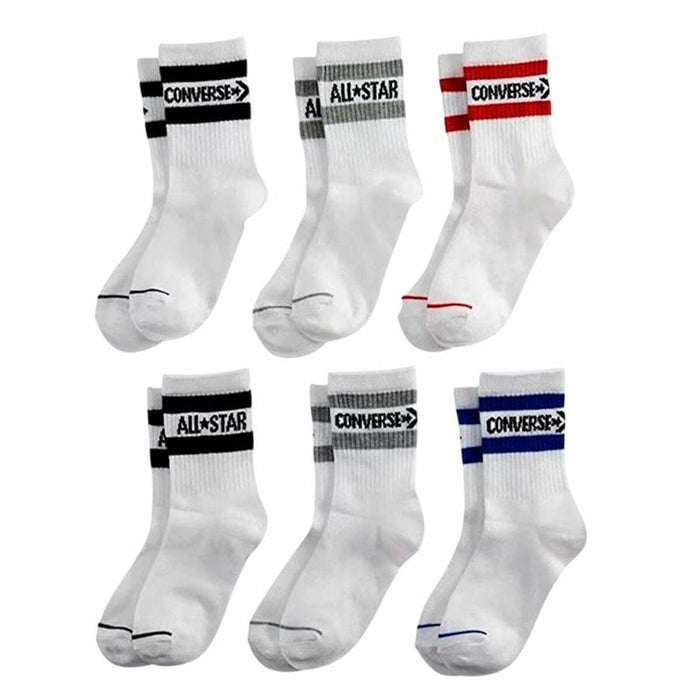Calcetines Converse Wordmark Crew Blanco (9-11 años)