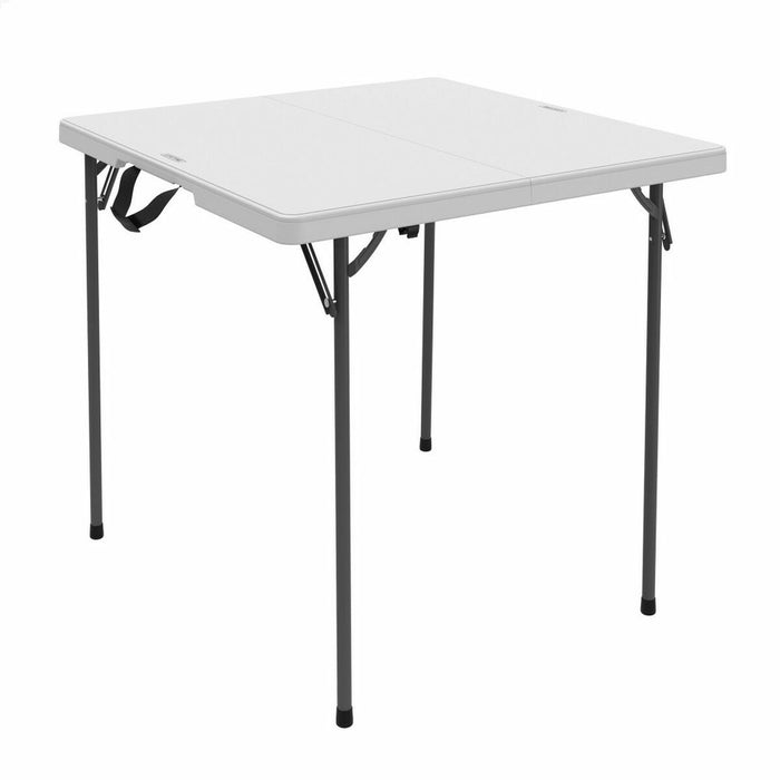 Mesa Plegable Lifetime Blanco Cuadrada Acero Plástico 94 x 94 x 74 cm