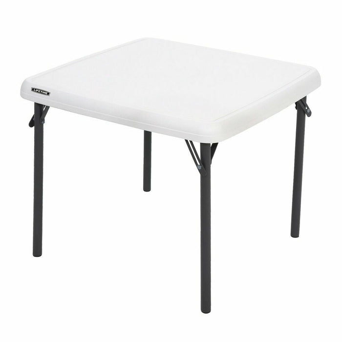 Tavolo per Bambini Lifetime Pieghevole Bianco Acciaio Plastica 61 x 61 x 53,5 cm