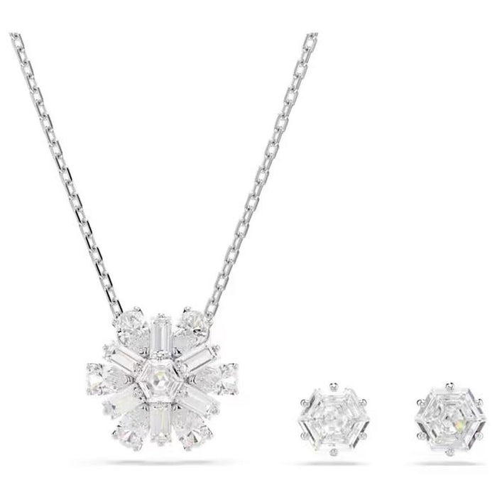 Women's necklace and matching earrings set Swarovski 5691486