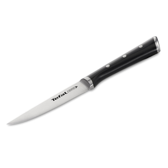 Cuchillo de Cocina Tefal K2320914 ICE FO Negro Mediano Acero Inoxidable 11 cm