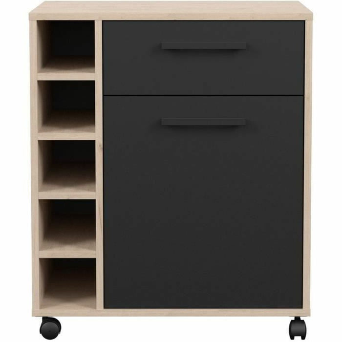 Mueble de cocina Parisot Negro Roble 60 x 40,3 x 71 cm