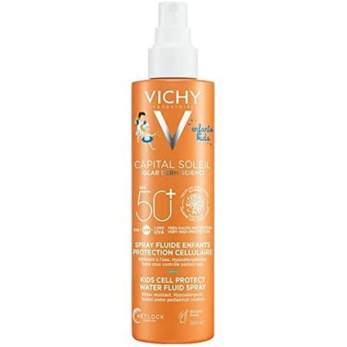 Crème Solaire pour Enfants en Spray Vichy Capital Soleil 200 ml SPF 50+