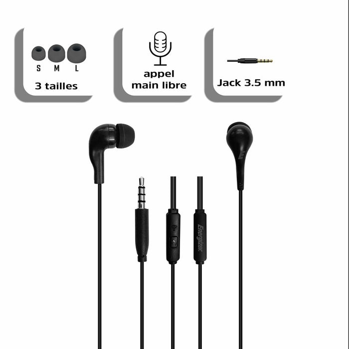 Auriculares Energizer CIA6BK Negro