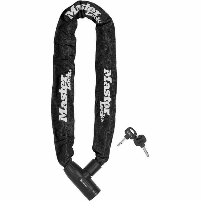 Candado de llave Master Lock Negro 90 cm