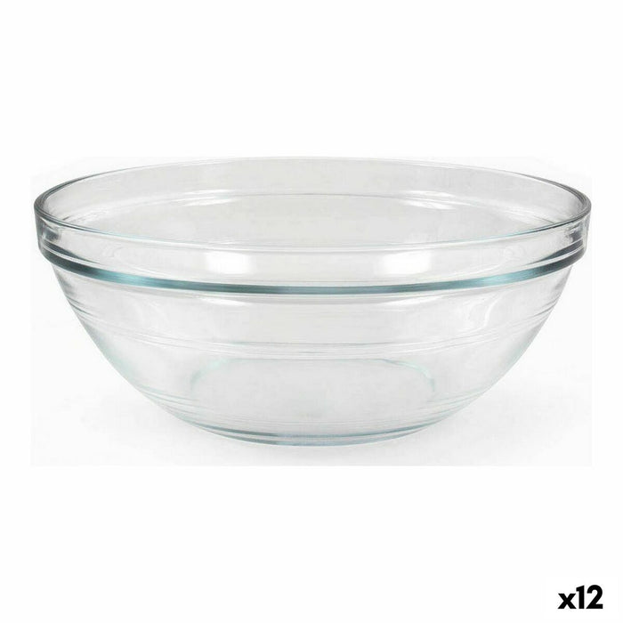 Salad Bowl Duralex Lys Transparent Crystal 2,4 L (12 Units)  