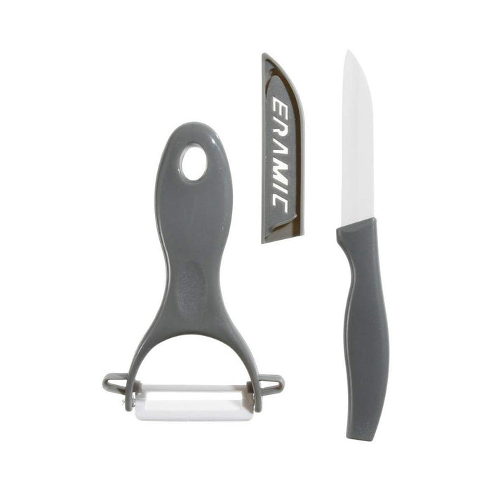Cuchillo Pelador 5five Simply Smart Gris Cerámica 17,5 cm