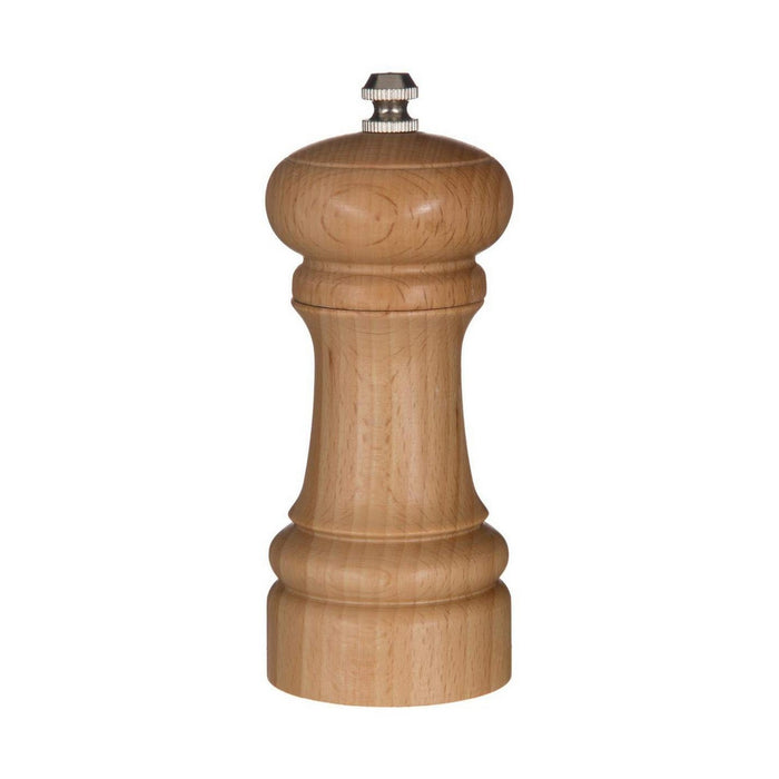 2 in 1 Salt and Pepper Mill Secret de Gourmet Brown Wood 14,5 x 5,5 cm