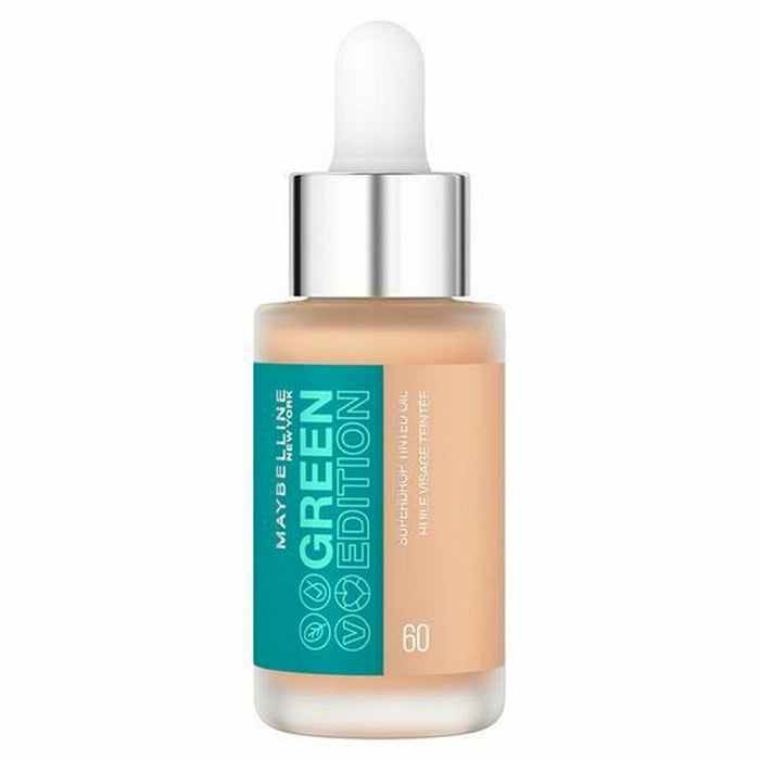 Base de Maquillaje Fluida Maybelline Green Edition Nº 60 Aceite (20 ml)