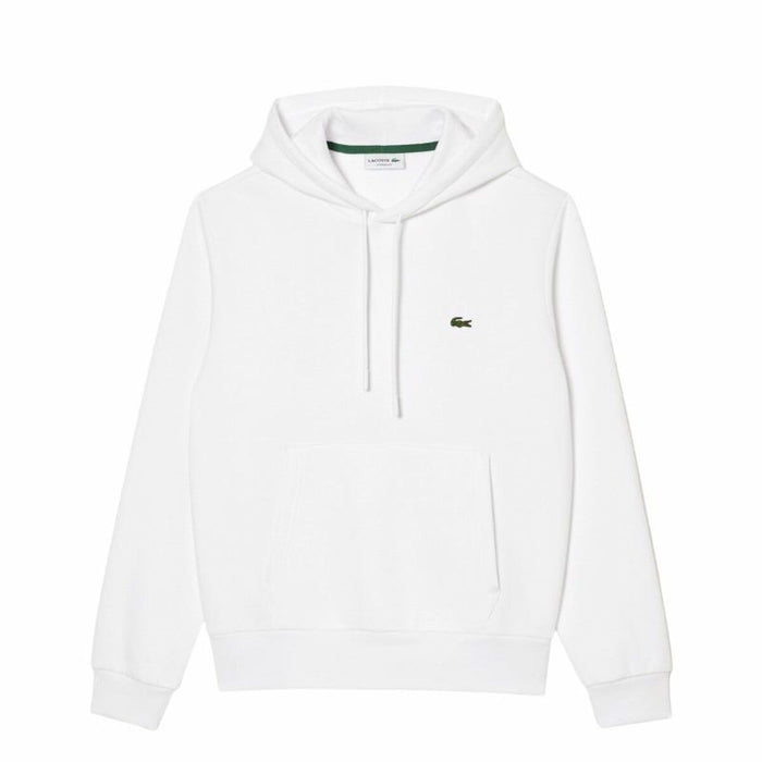 Sudadera con Capucha Hombre Lacoste Core Performance Blanco