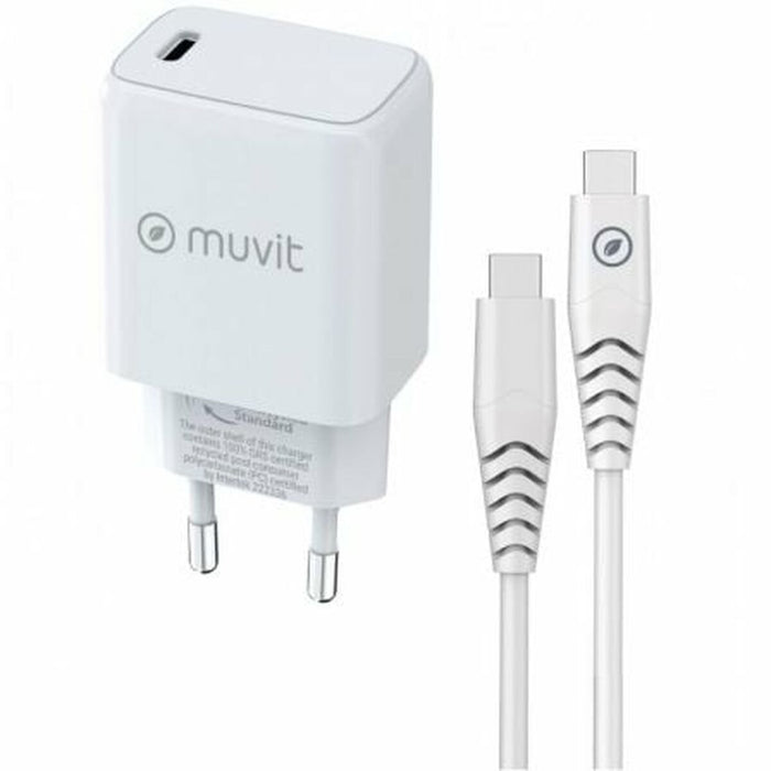 Cargador de Pared Muvit MCPAK0044 20 W Blanco