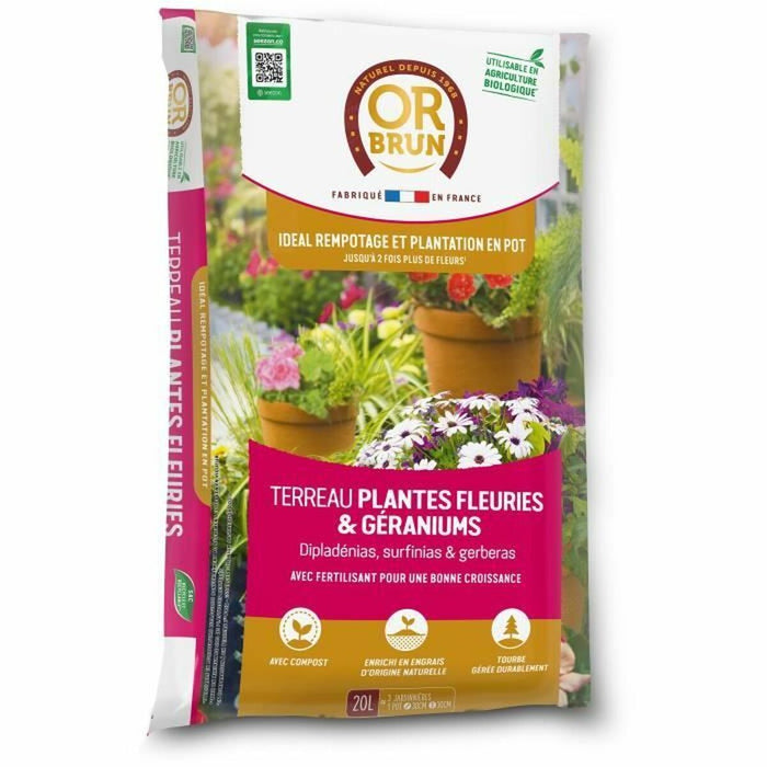 Tierra para macetas OR BRUN OBRTGER20N 20 L