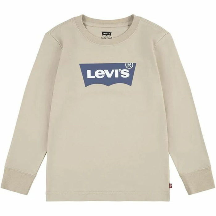 Camiseta de Manga Larga Niño Levi's Lvb L/S Batwing Beige