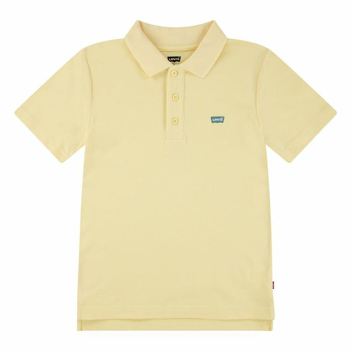 Polo de Manga Corta Niño Levi's Lvb Back Neck Tape Amarillo
