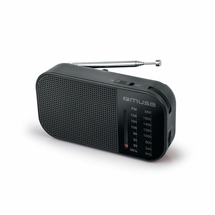 Radio Muse M-025 R Negro (Negro) Caja De Regalo (Caja De Regalo)