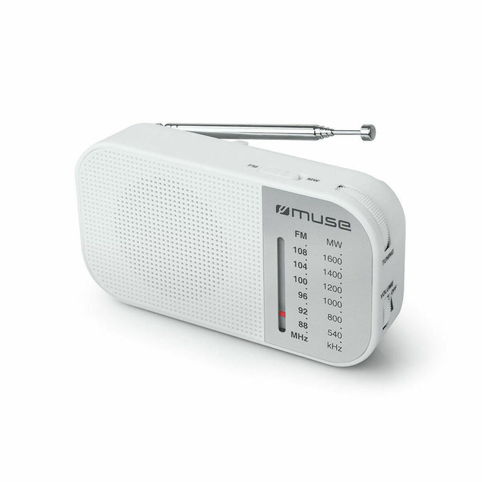 Radio Muse M-025 RW Blanco (Blanco) Caja De Regalo (Caja De Regalo)