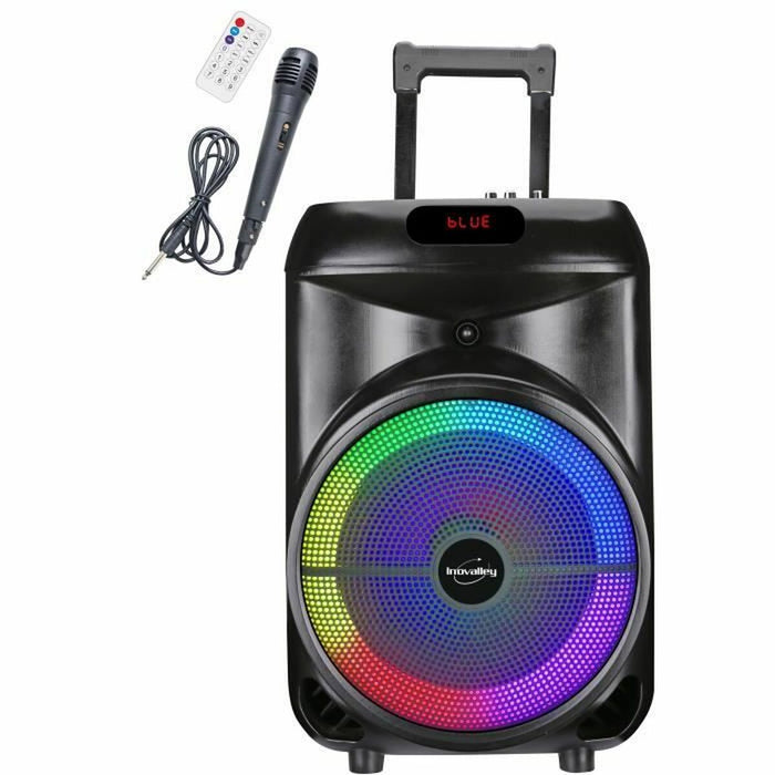 Altavoz Bluetooth Portátil Inovalley Negro 700 W