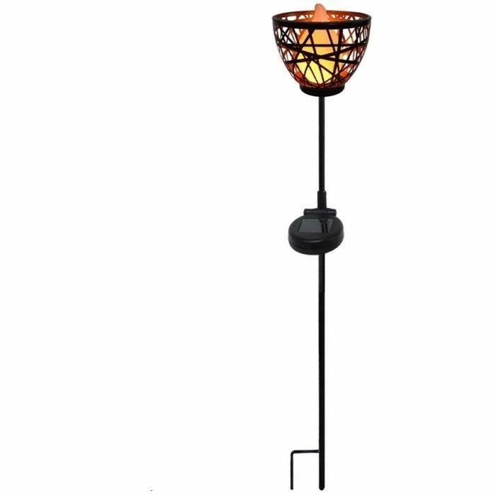 Borne de jardin solaire Lumisky Gris Métal