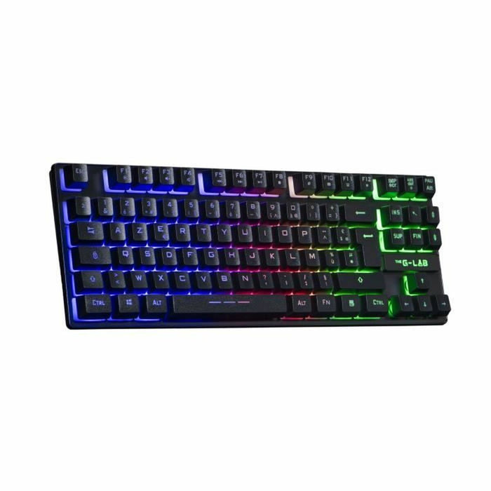 Teclado Gaming The G-Lab KEYZ CAESIUM TKL WIRELESS Negro AZERTY