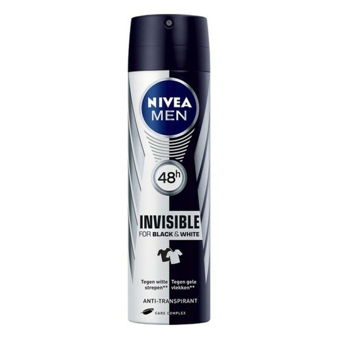Spray Deodorant Nivea Men Black White Invisible 200 ml