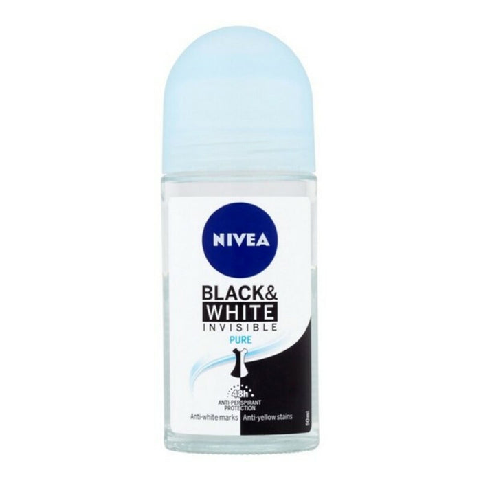 Roll-On Deodorant Nivea Men Black White Active 50 ml