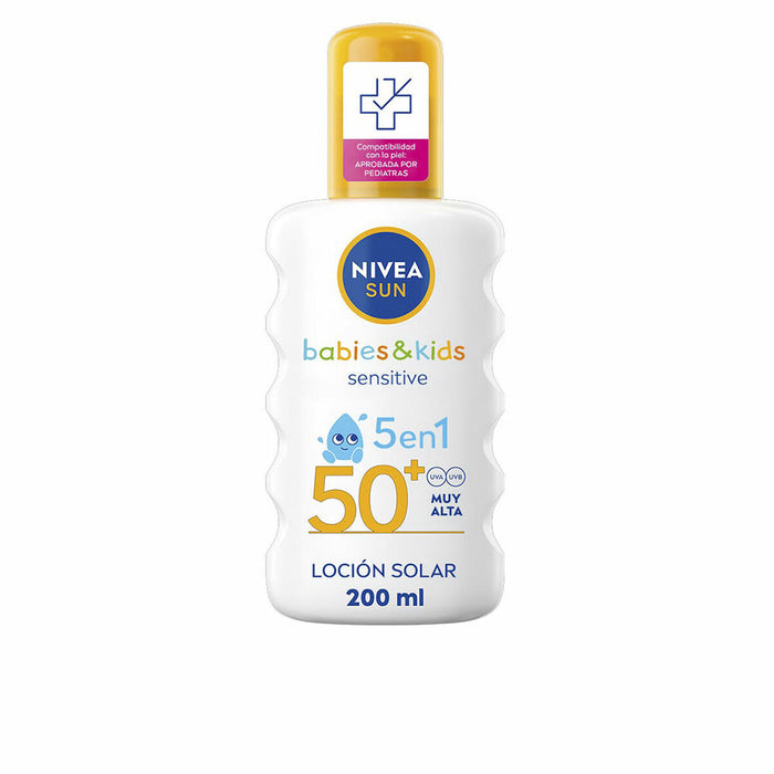 Protector Solar para Niños Nivea SUN BABIES&KIDS Spf 50+ 200 ml
