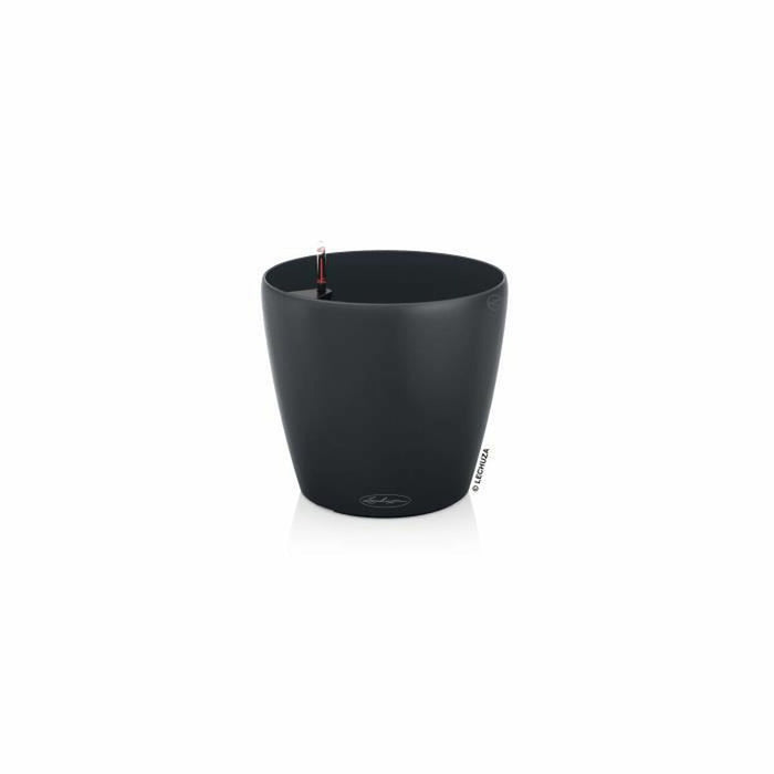 Plant pot Lechuza Grey polypropylene Circular