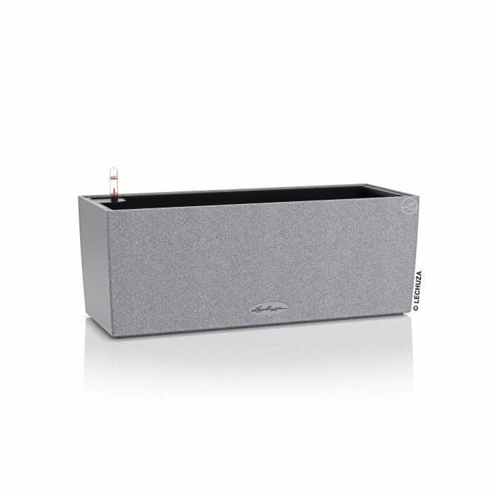 Jardinera Autorriego Lechuza Gris 50 x 19 x 19 cm Polipropileno Rectangular