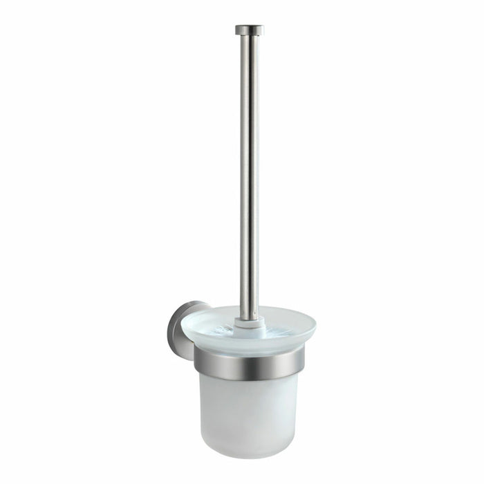 Brush holder Wenko 10 X 35 X 14 CM White Stainless steel Modern Chromed
